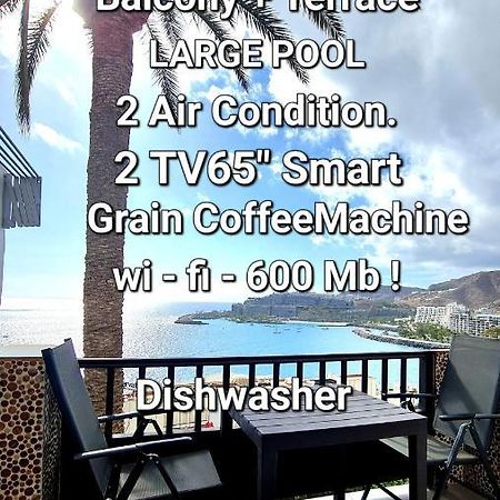 Deluxe Seaview-Sunsets !Transfe-R Inc! Pool,2Aircond,2Tv65",600Mb Dishwasher,,2 Beaches,Anfi-View Daire Patalavaca Dış mekan fotoğraf